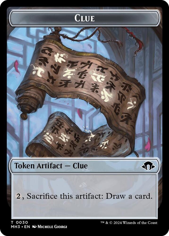 Clue Token // Energy Reserve Double-Sided Token, Modern Horizons 3 30 // 36