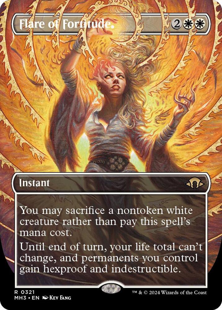 Flare of Fortitude (Borderless), Modern Horizons 3 321