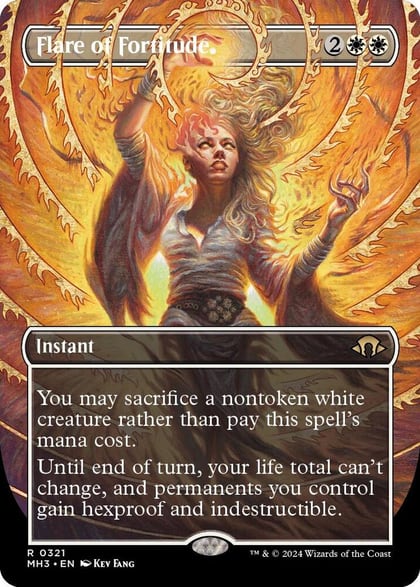 Flare of Fortitude (Borderless), Modern Horizons 3 321