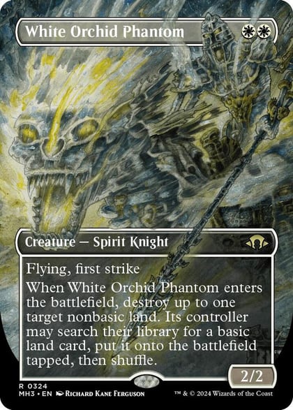 White Orchid Phantom (Borderless), Modern Horizons 3 324