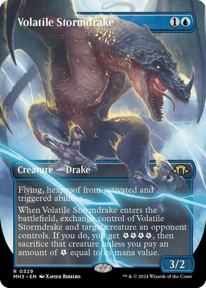 Volatile Stormdrake (Borderless), Modern Horizons 3 329
