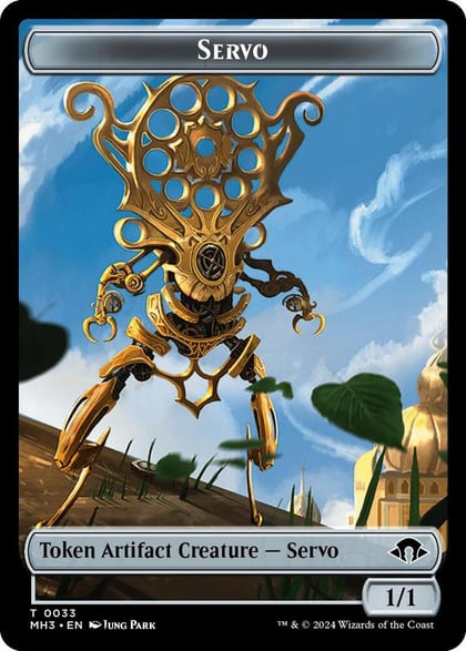 Servo // Treasure Double-Sided Token, Modern Horizons 3 33 // 34