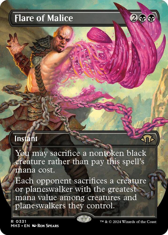 Flare of Malice (Borderless), Modern Horizons 3 331