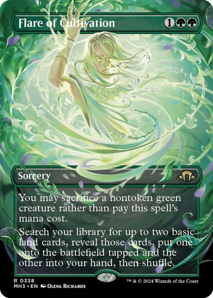 Flare of Cultivation (Borderless), Modern Horizons 3 338