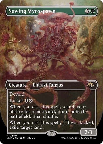 Sowing Mycospawn (Borderless), Modern Horizons 3 340