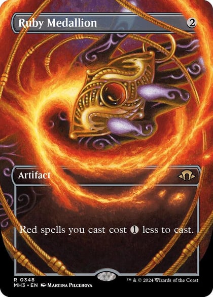 Ruby Medallion (Borderless), Modern Horizons 3 348