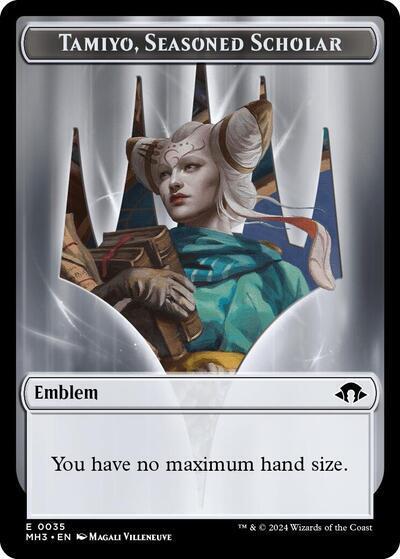 Emblem - Tamiyo, Seasoned Scholar, Modern Horizons 3 35