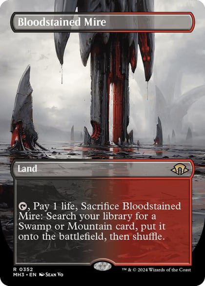 Bloodstained Mire (Borderless), Modern Horizons 3 352