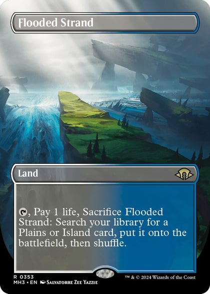 Flooded Strand (Borderless), Modern Horizons 3 353