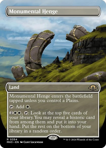 Monumental Henge (Borderless), Modern Horizons 3 354
