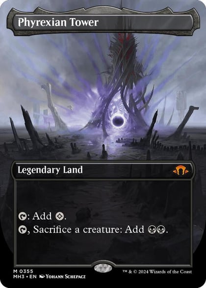 Phyrexian Tower (Borderless), Modern Horizons 3 355