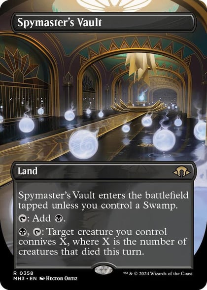 Spymaster's Vault (Borderless), Modern Horizons 3 358