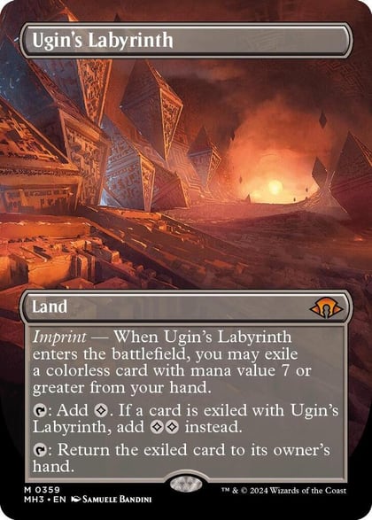 Ugin's Labyrinth (Borderless), Modern Horizons 3 359