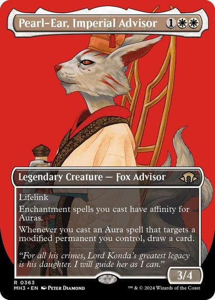 Pearl-Ear, Imperial Advisor (Borderless), Modern Horizons 3 363
