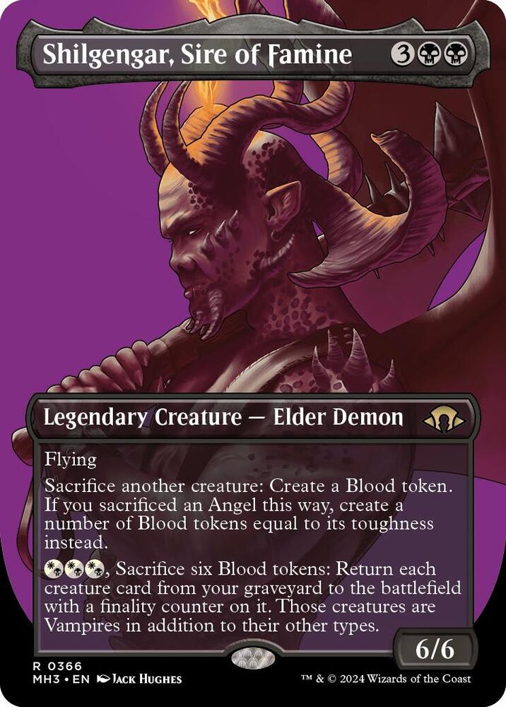 Shilgengar, Sire of Famine (Borderless), Modern Horizons 3 366