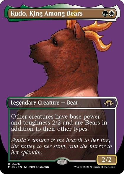 Kudo, King Among Bears (Borderless), Modern Horizons 3 376