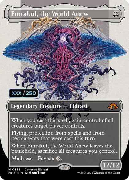 Emrakul, the World Anew (Borderless) (Serial Numbered), Modern Horizons 3 381
