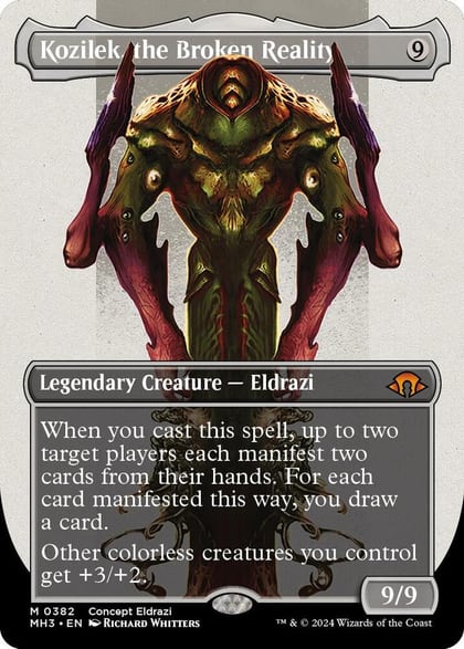 Kozilek, the Broken Reality (Borderless), Modern Horizons 3 382