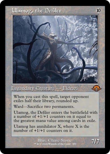Ulamog, the Defiler (Retro Frame), Modern Horizons 3 389
