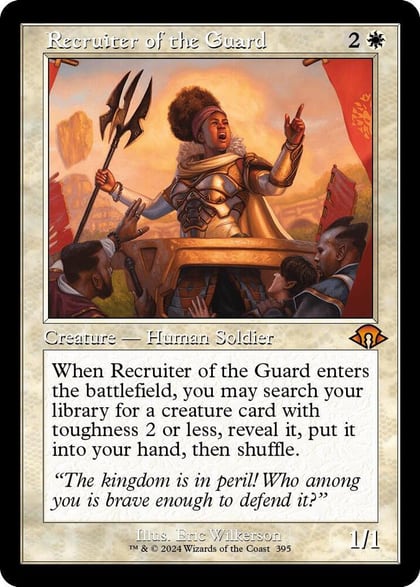 Recruiter of the Guard (Retro Frame), Modern Horizons 3 395