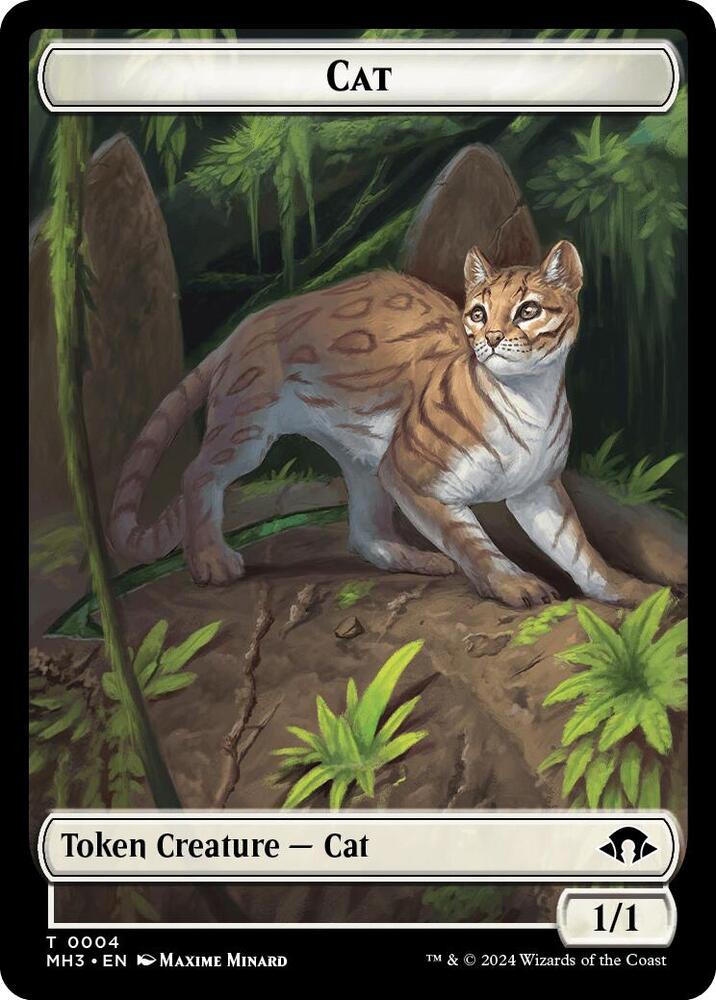 Cat // Energy Reserve Double-Sided Token, Modern Horizons 3 4 // 36