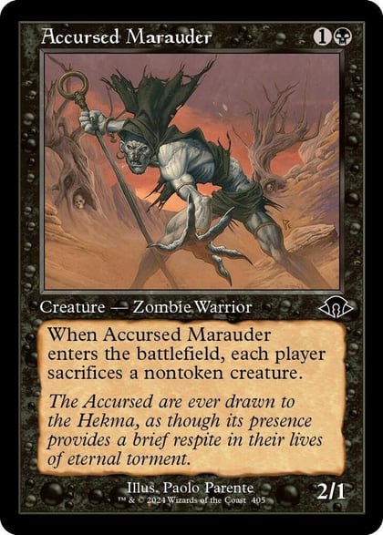 Accursed Marauder (Retro Frame), Modern Horizons 3 405
