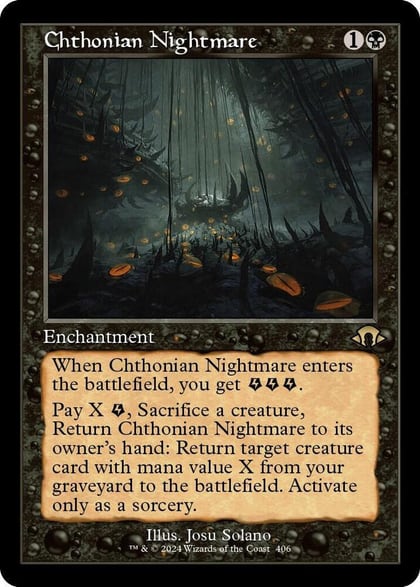 Chthonian Nightmare (Retro Frame), Modern Horizons 3 406