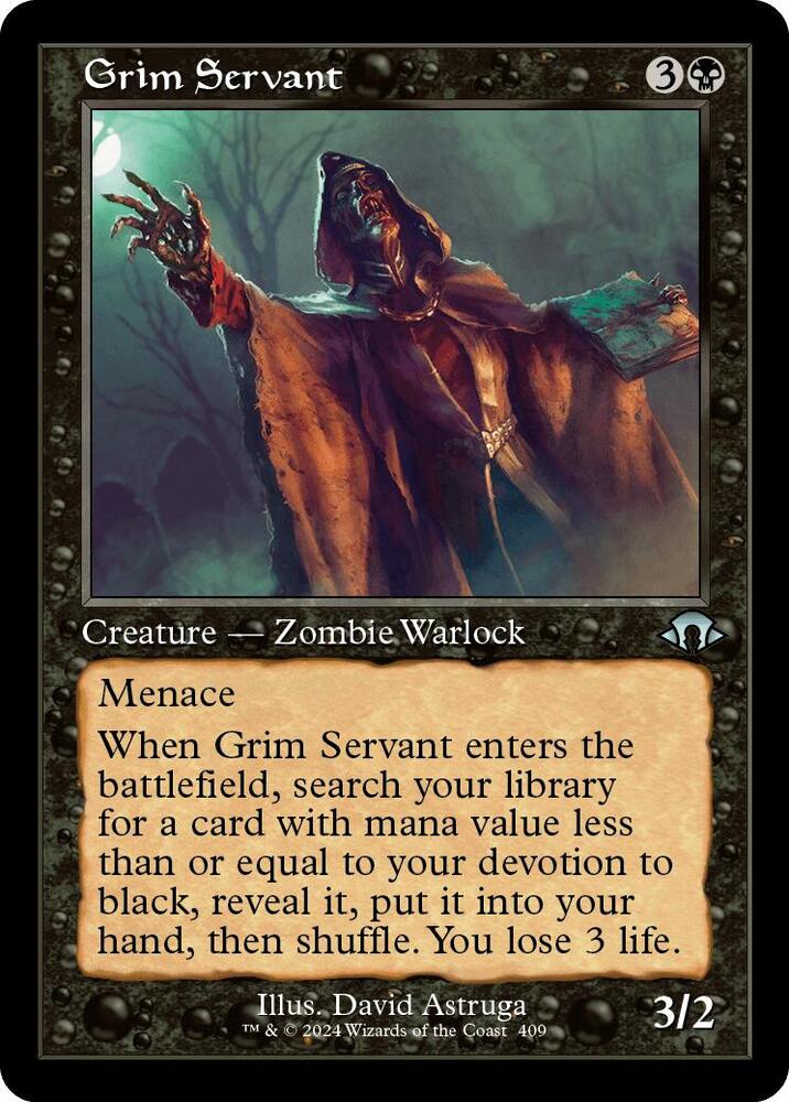 Grim Servant (Retro Frame), Modern Horizons 3 409