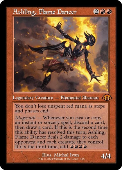 Ashling, Flame Dancer (Retro Frame), Modern Horizons 3 415