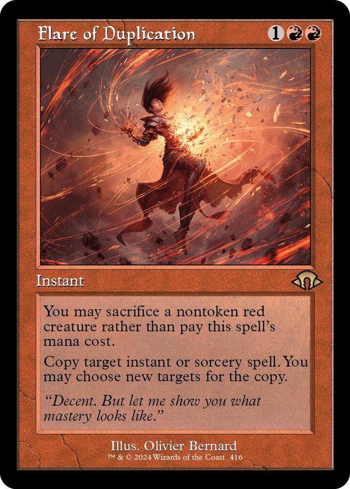 Flare of Duplication (Retro Frame), Modern Horizons 3 416
