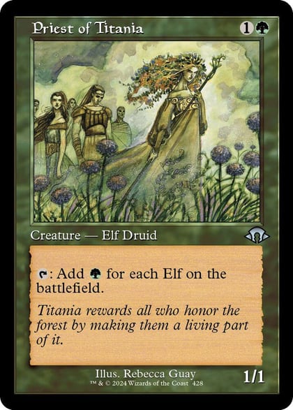 Priest of Titania (Retro Frame), Modern Horizons 3 428