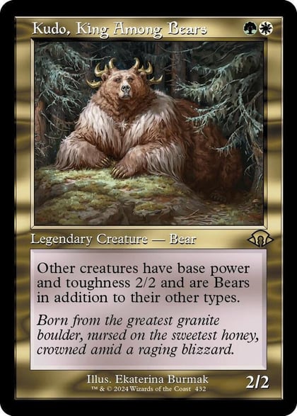 Kudo, King Among Bears (Retro Frame), Modern Horizons 3 432