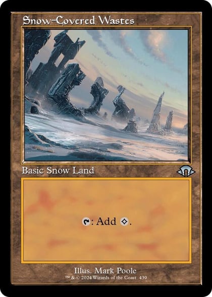 Snow-Covered Wastes (Retro Frame), Modern Horizons 3 439