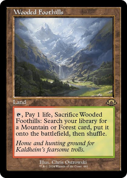 Wooded Foothills (Retro Frame), Modern Horizons 3 441