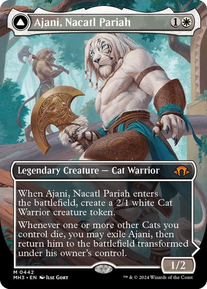 Ajani, Nacatl Pariah (Borderless), Modern Horizons 3 442
