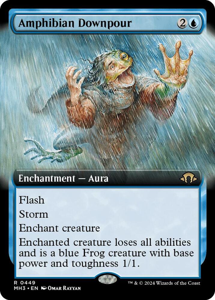 Amphibian Downpour (Extended Art), Modern Horizons 3 449