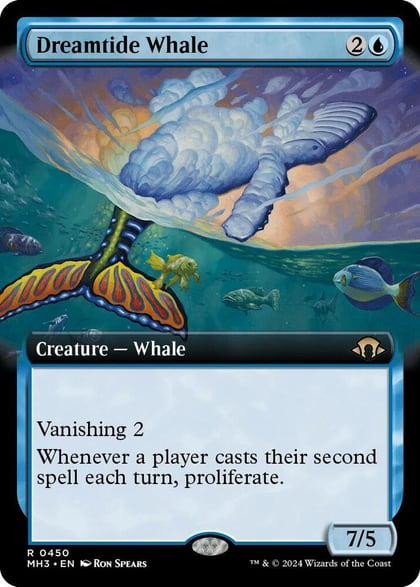 Dreamtide Whale (Extended Art), Modern Horizons 3 450