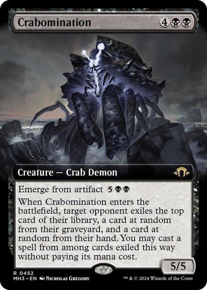 Crabomination (Extended Art), Modern Horizons 3 452