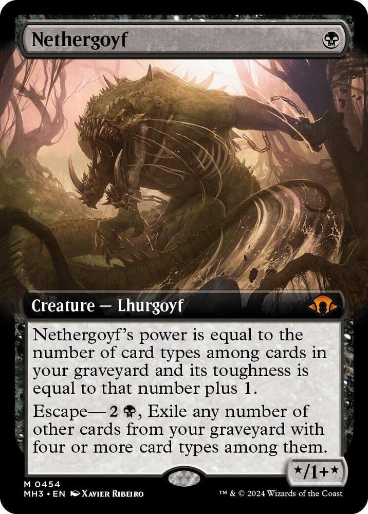Nethergoyf (Extended Art), Modern Horizons 3 454