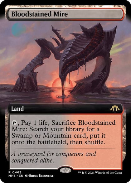 Bloodstained Mire (Extended Art), Modern Horizons 3 463