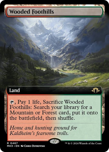 Wooded Foothills (Extended Art), Modern Horizons 3 467