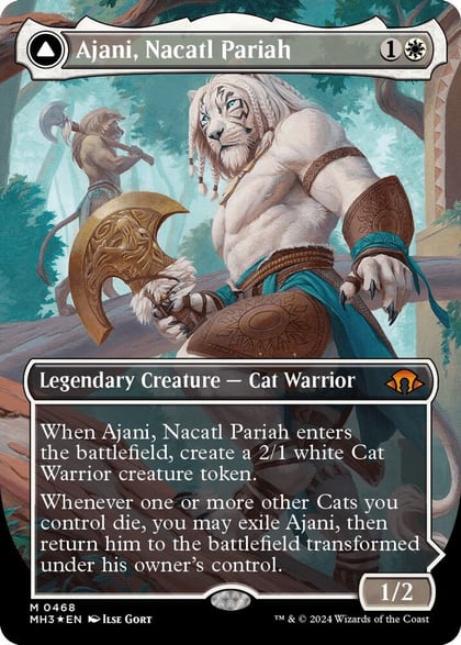 Ajani, Nacatl Pariah (Borderless) (Textured Foil), Modern Horizons 3 468