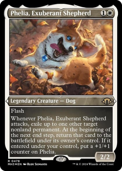 Phelia, Exuberant Shepherd (Foil Etched), Modern Horizons 3 478