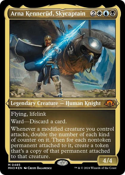Arna Kennerud, Skycaptain (Foil Etched), Modern Horizons 3 485