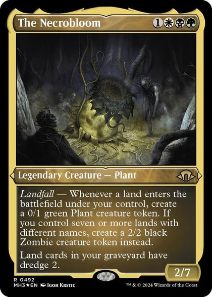 The Necrobloom (Foil Etched), Modern Horizons 3 492