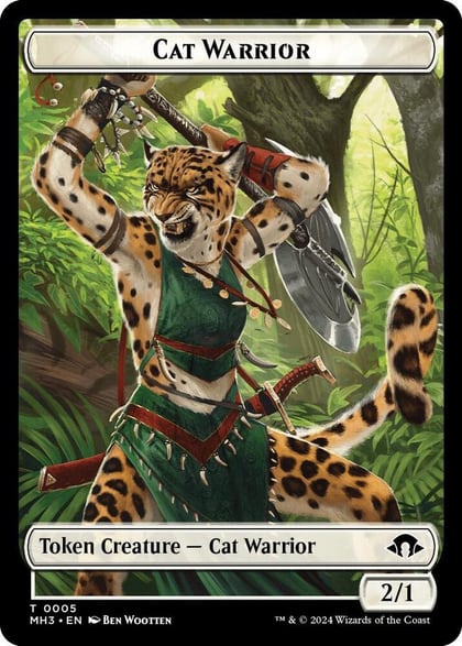 Cat Warrior Token, Modern Horizons 3 5