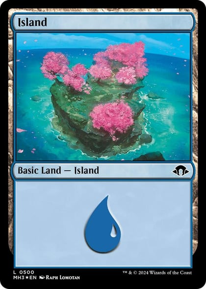 Island (0500) (Ripple Foil), Modern Horizons 3 500