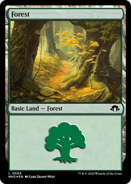 Forest (0505) (Ripple Foil), Modern Horizons 3 505