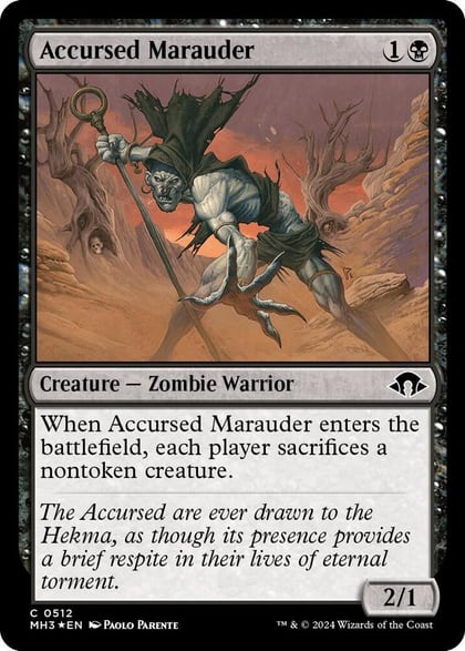 Accursed Marauder (Ripple Foil), Modern Horizons 3 512