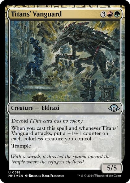 Titans' Vanguard (Ripple Foil), Modern Horizons 3 518